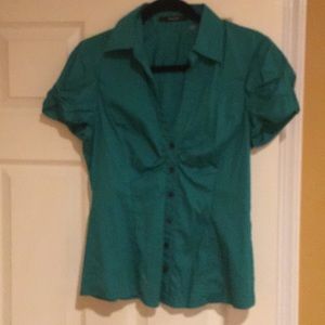 Tahari fitted button down too